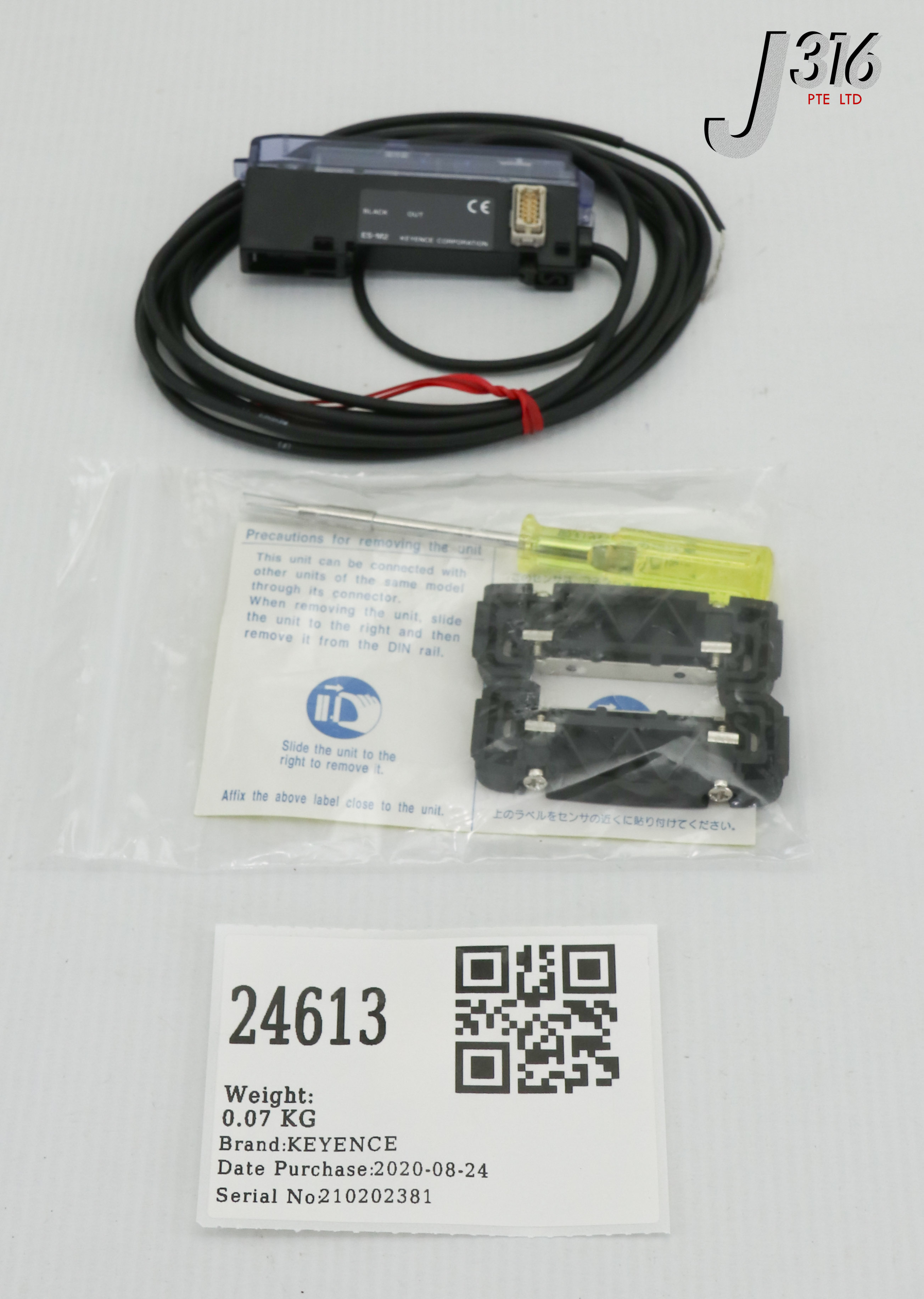 24613 KEYENCE AMPLIFIER UNIT, EXPANSION UNIT, NPN (NEW) ES-M2